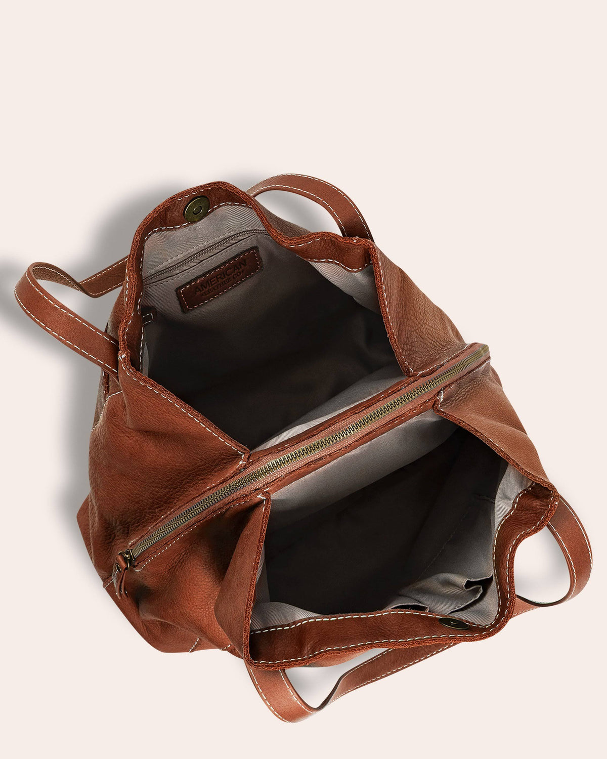 Leather Shopper U7892