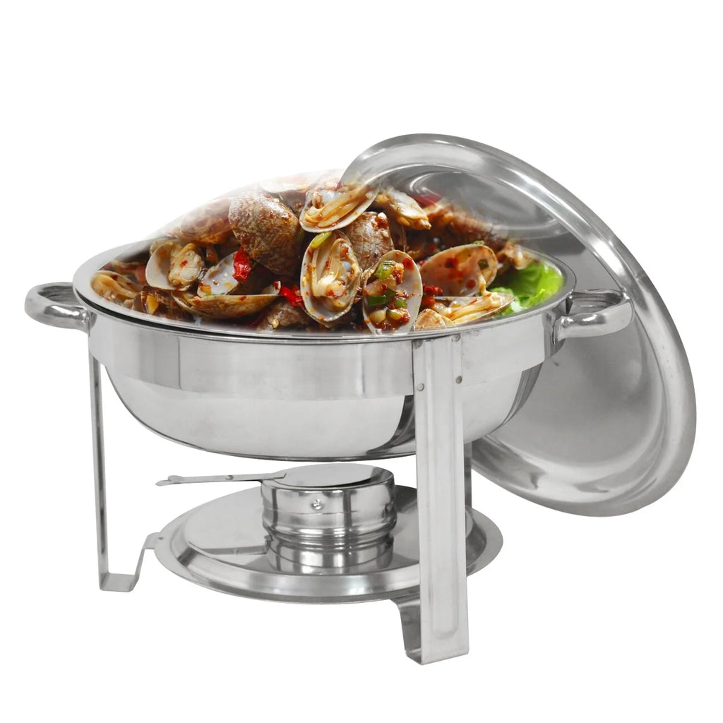 5 Pack Stainless Steel Chafing Dish Set Y828426