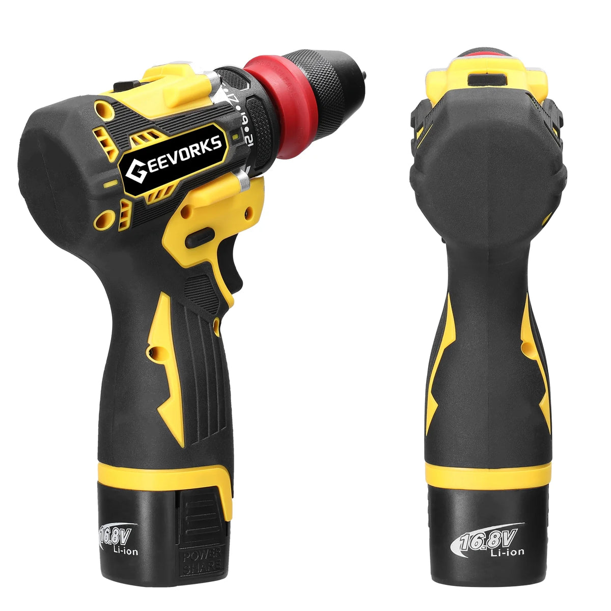 Electric Screwdriver 45Nm Torque 16.8V 2in1 Drill V8653