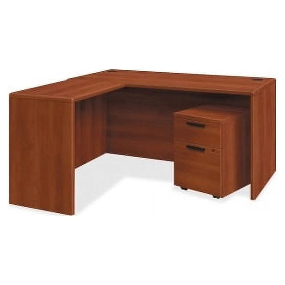 Single Pedestal Desk, Full Right Pedestal, Cognac Q869