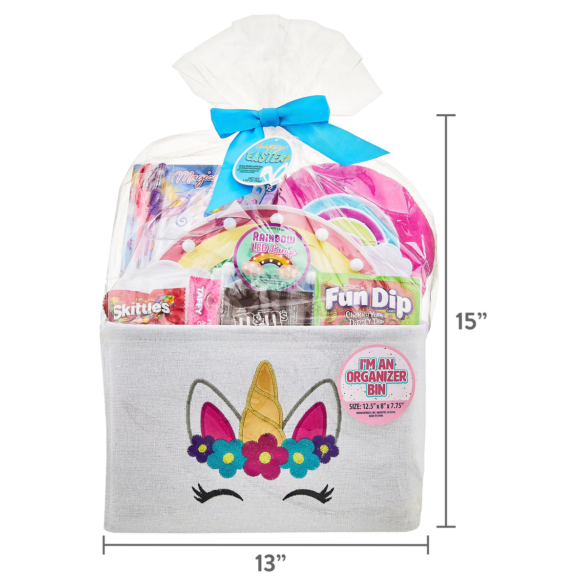 Fabric Storage Basket with Candies Gift Set Z405454