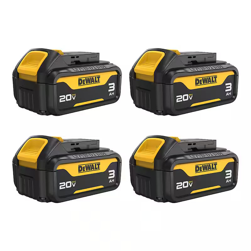 20-Volt 3.0 Ah Lithium-Ion Battery Pack (4-Pack) J58576