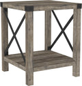 18 Inch Grey Wash Side Table I447