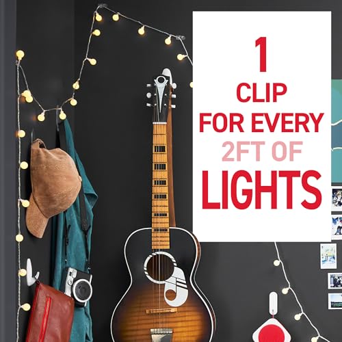 Indoor Mini Light Clips, 45 Clear Clips and 54 Strips P215907
