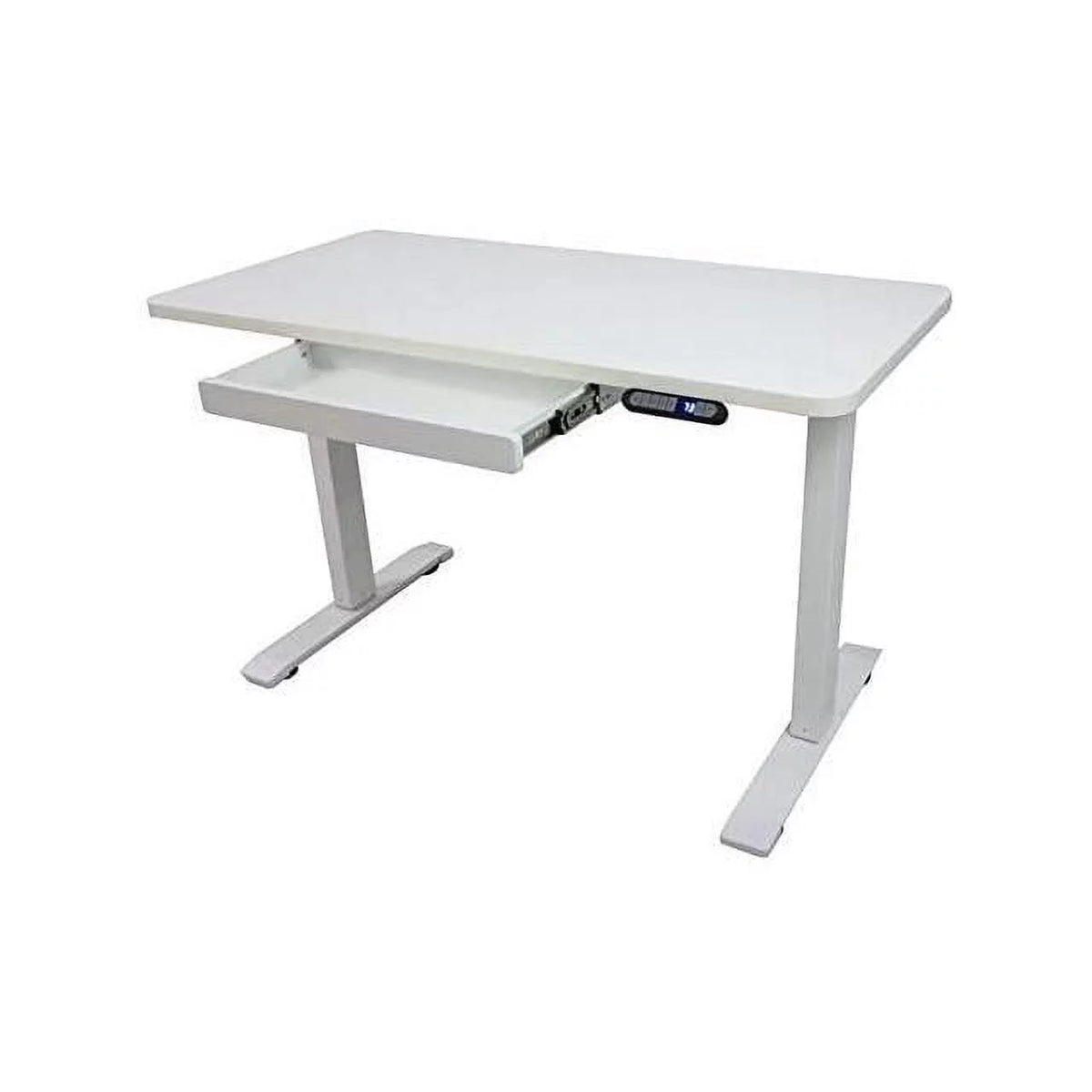 Electric Height Adjustable Desk 24"x48" Snow White G662