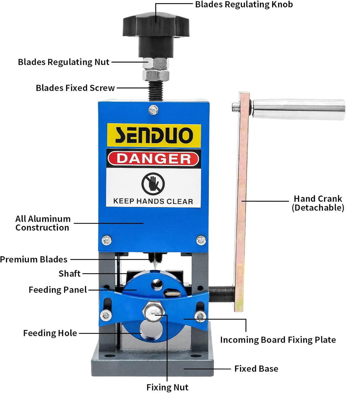Manual Wire Stripping Machine with Hand Crank J810913