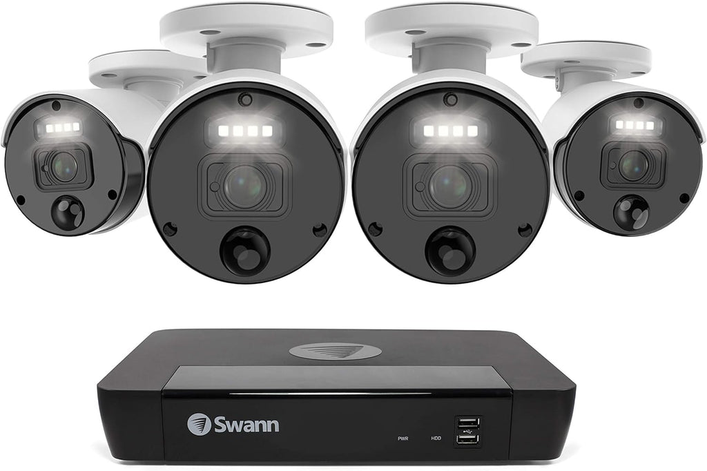 8 Camera 8 Channels POE NVR 4K Wired Security Camera System K126