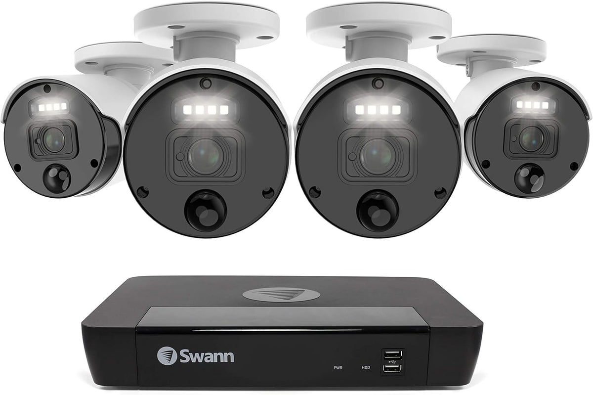8 Camera 8 Channels POE NVR 4K Wired Security Camera System K126