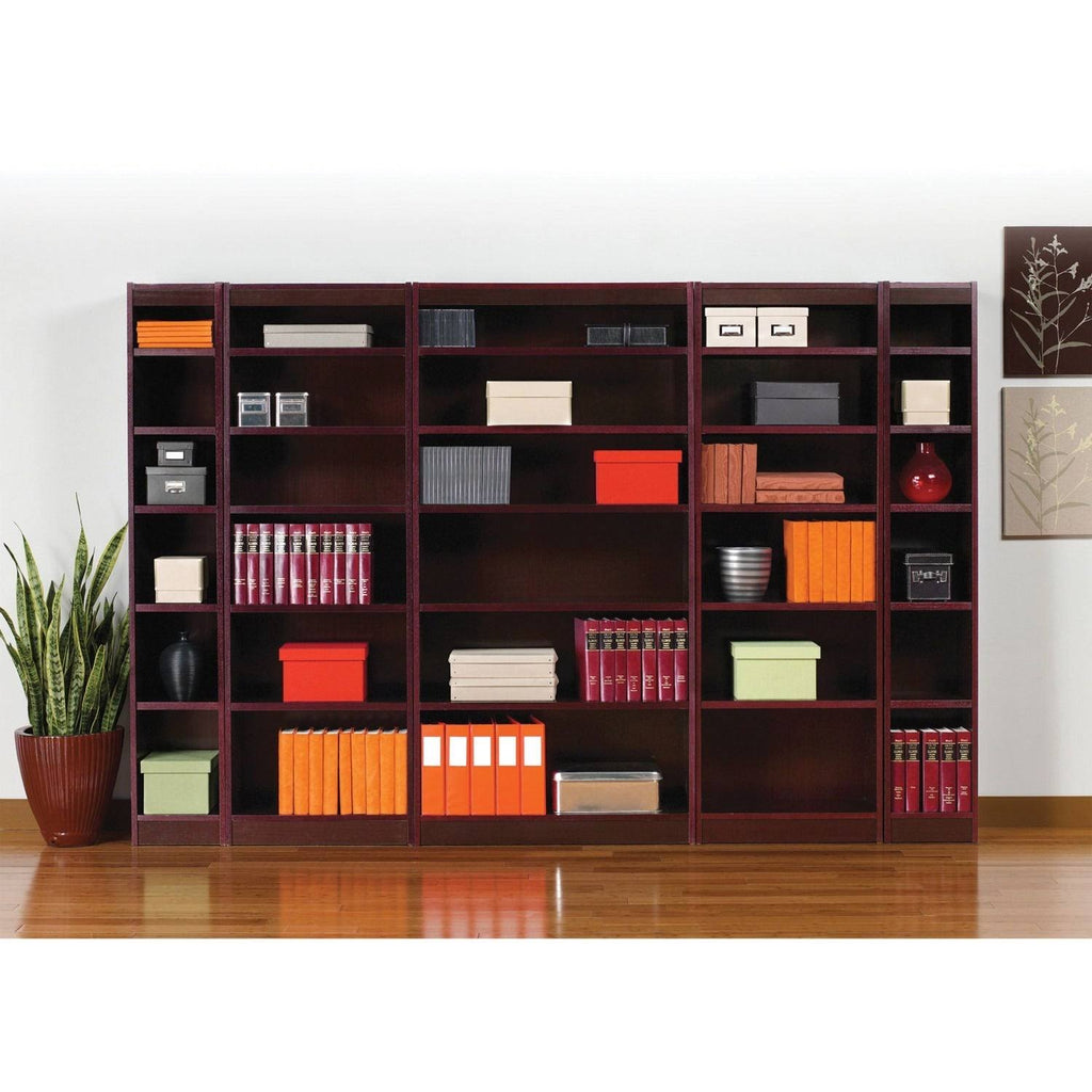 Six-Shelf Mahogany Bookcase M5472