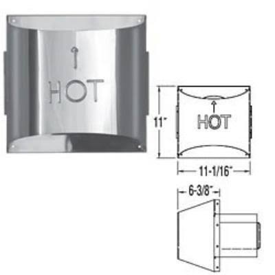 Aluminum Sconce Termination Cap A683683