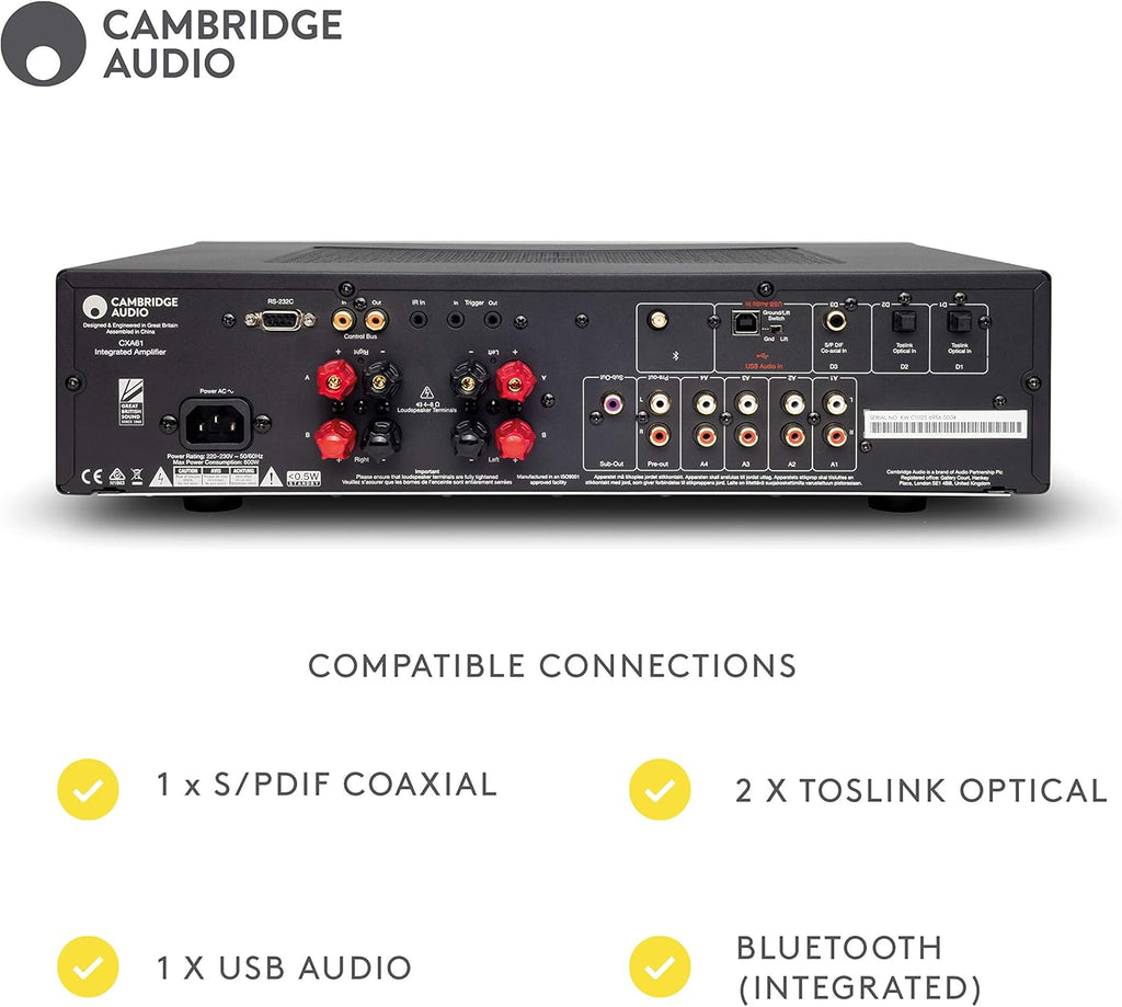 Stereo Two-Channel Amplifier with Bluetooth and Built-in DAC J7764