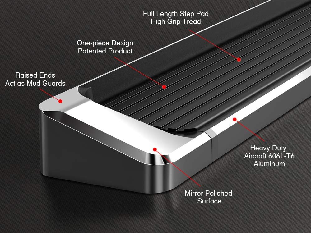 Running Boards 6in Double Cab R12568