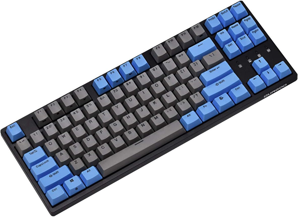 White 87 Keys Mechanical Gaming Keyboard P993