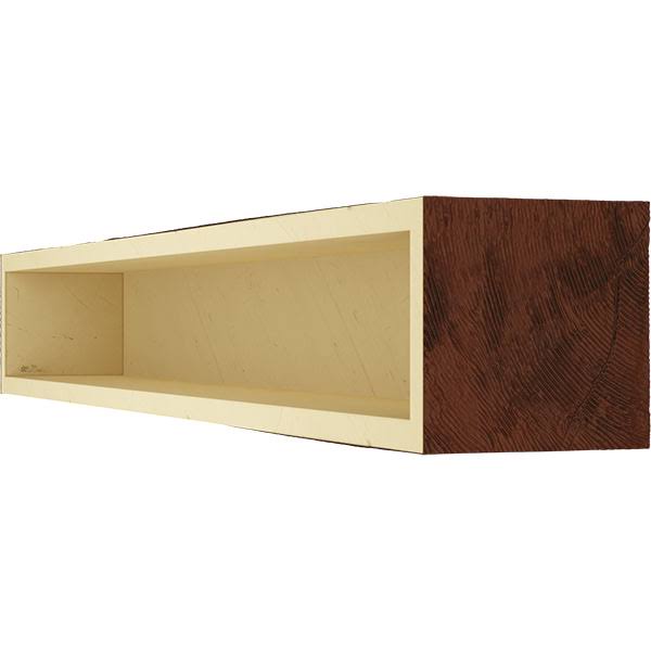 Sandblasted Faux Wood Fireplace Mantel I390