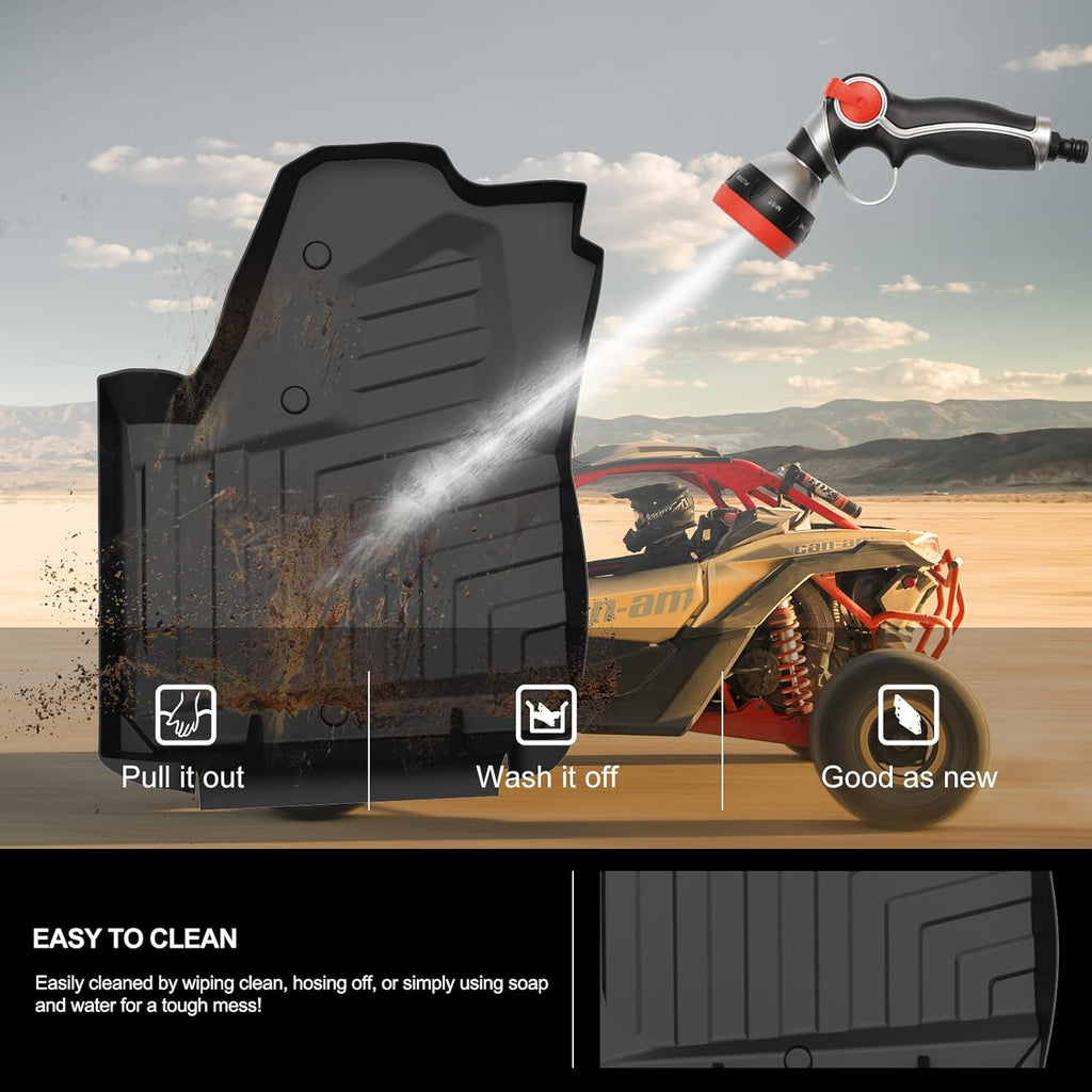 All Weather TPE Floor Mats Black S9078