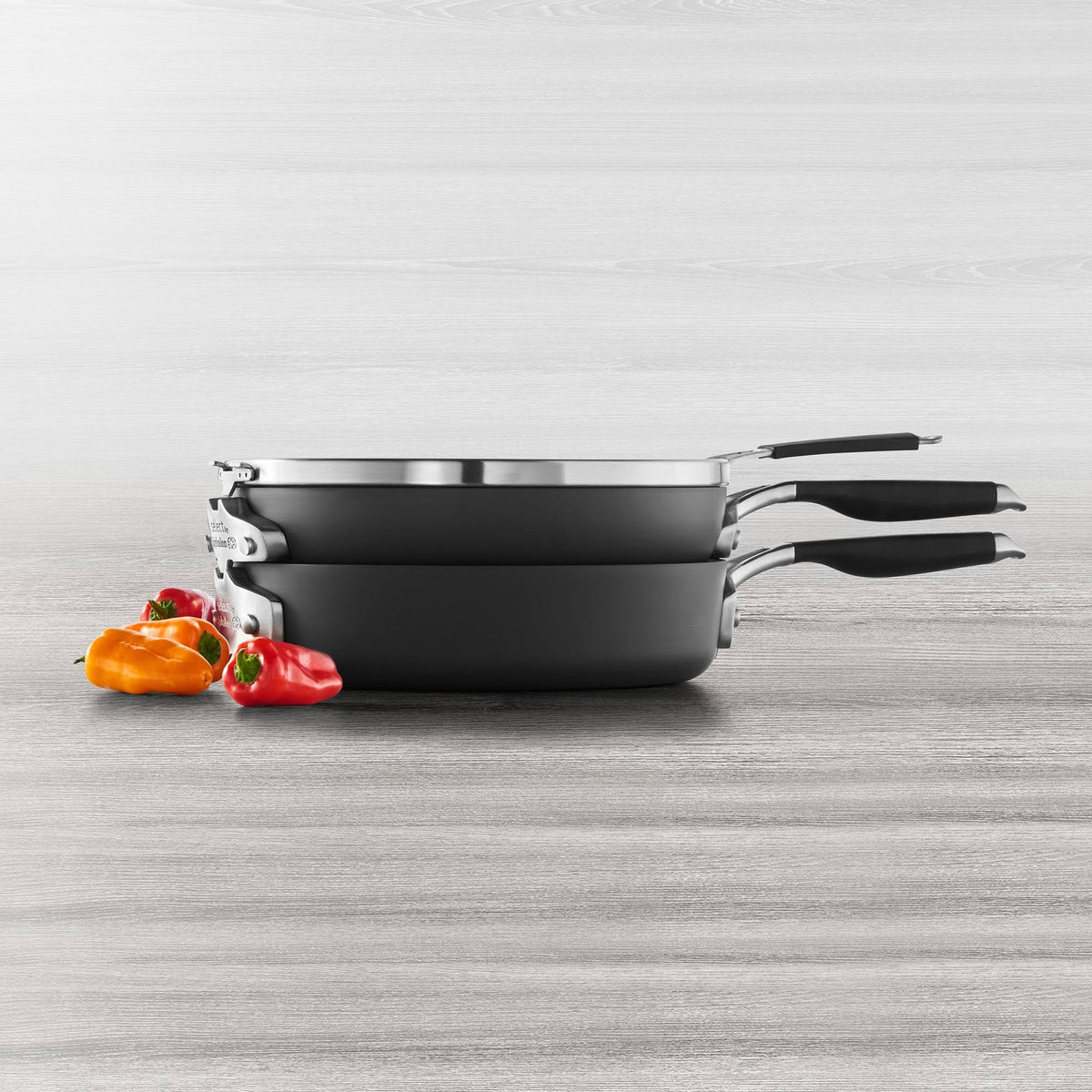 Hard Anodized 3 Piece Cookware Set L2356