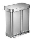 Dual Compartment 58-Liter Step Trash Can N773