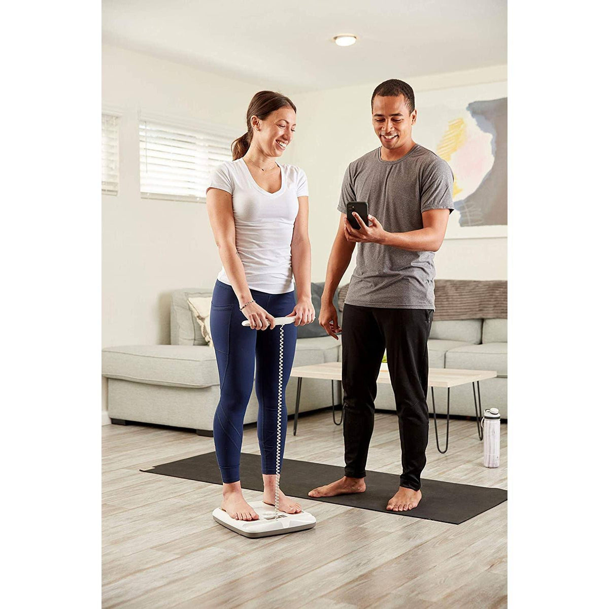 Beige Smart Full Body Composition Analyzer Scale W956372