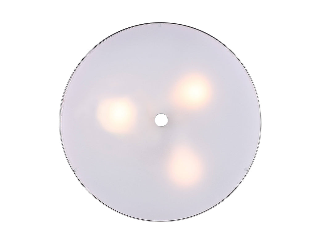 3 Light Semi Flush Chrome A6795