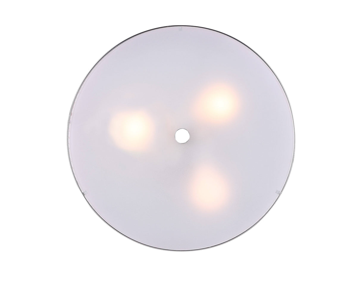 3 Light Semi Flush Chrome A6795