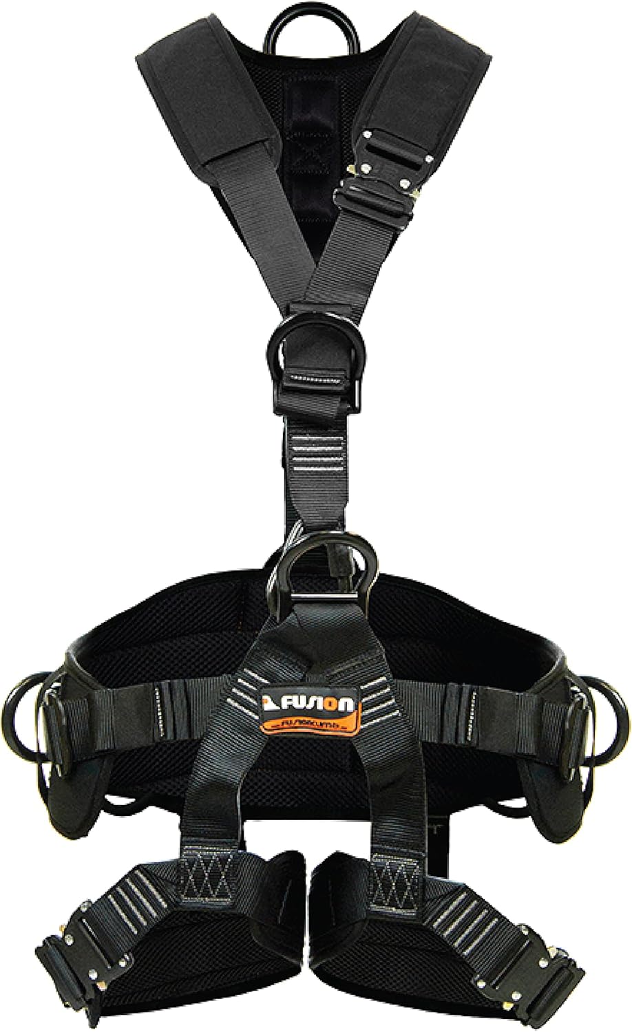 Black Heavy Duty Adjustable Full Body Harness T6273