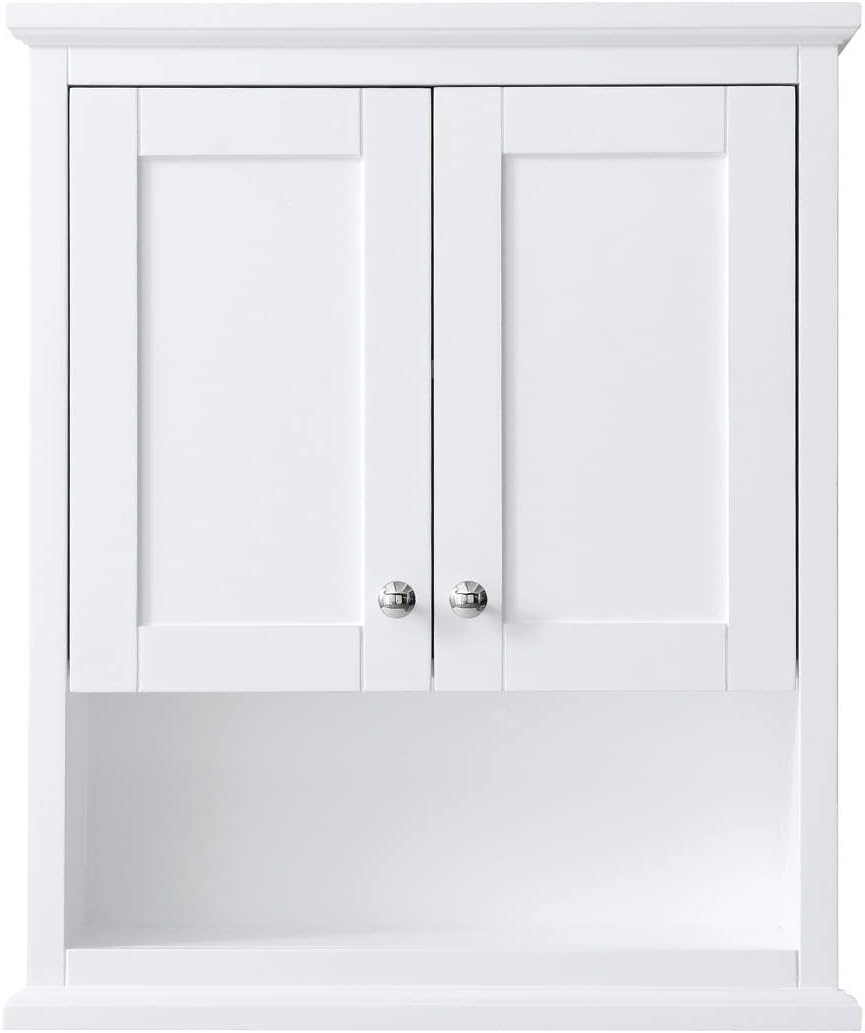 Wall-Mounted Bathroom Storage Cabinet in White R995