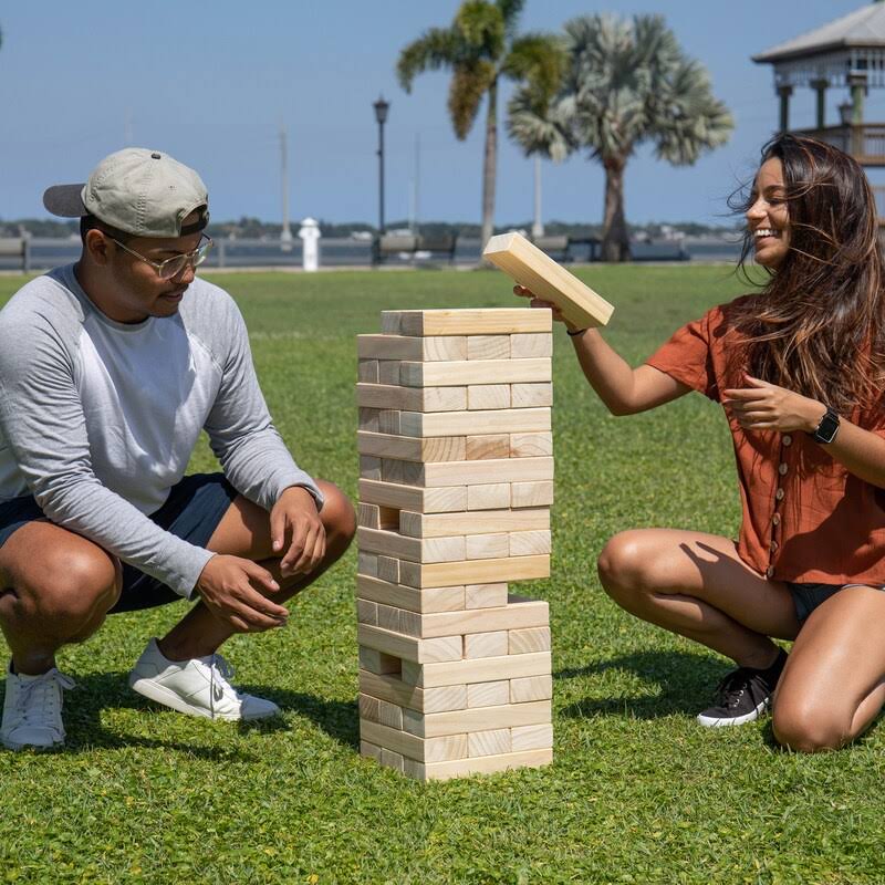 Wooden Tumble Tower Game Q342931