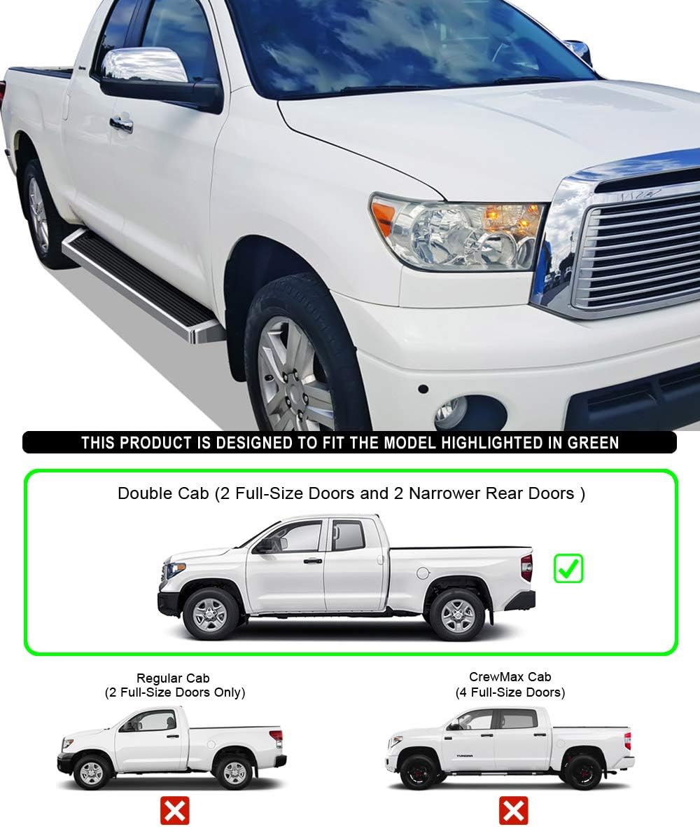Running Boards 6in Double Cab R12568