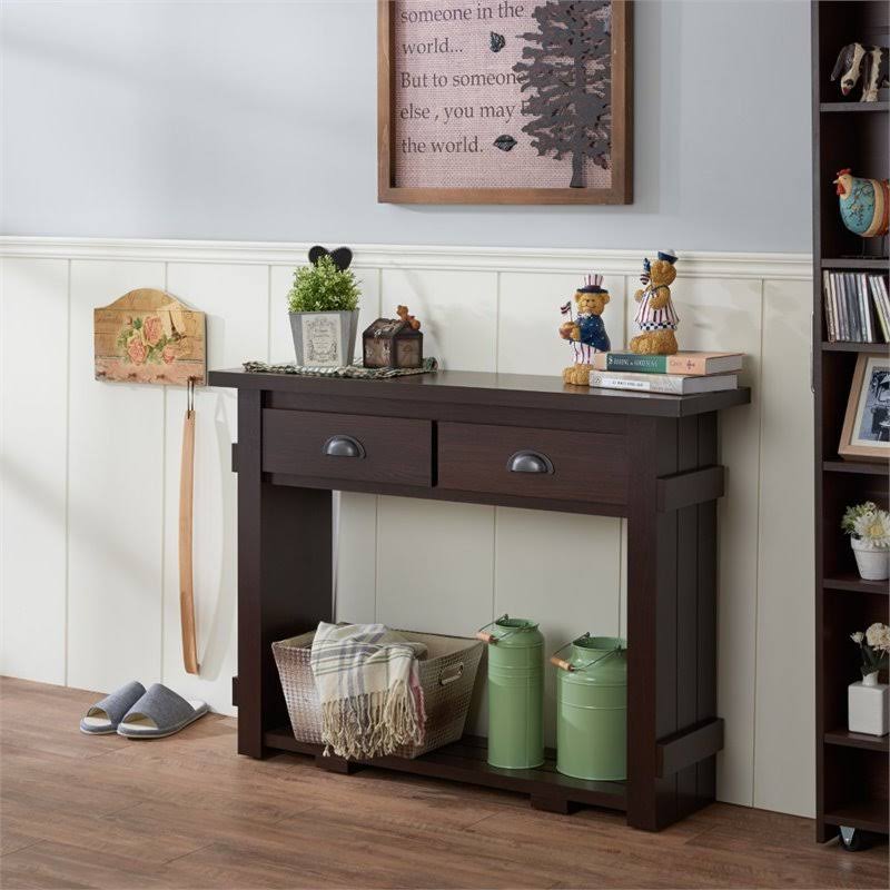 Walnut Console Table M456