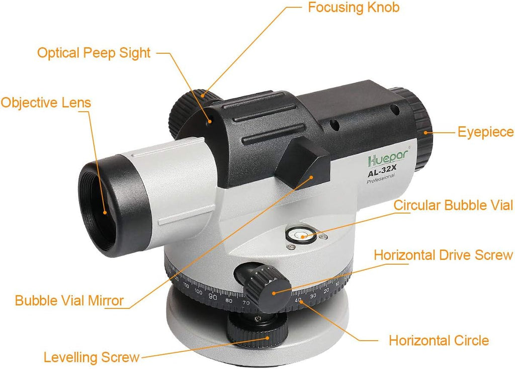 Automatic Optical Level with Self-Leveling Compensator and Transport Lock X46166