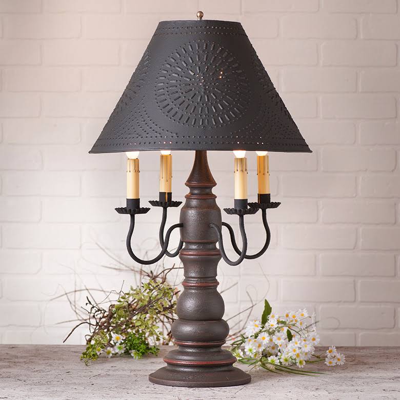 White Lamp with Shade E5830