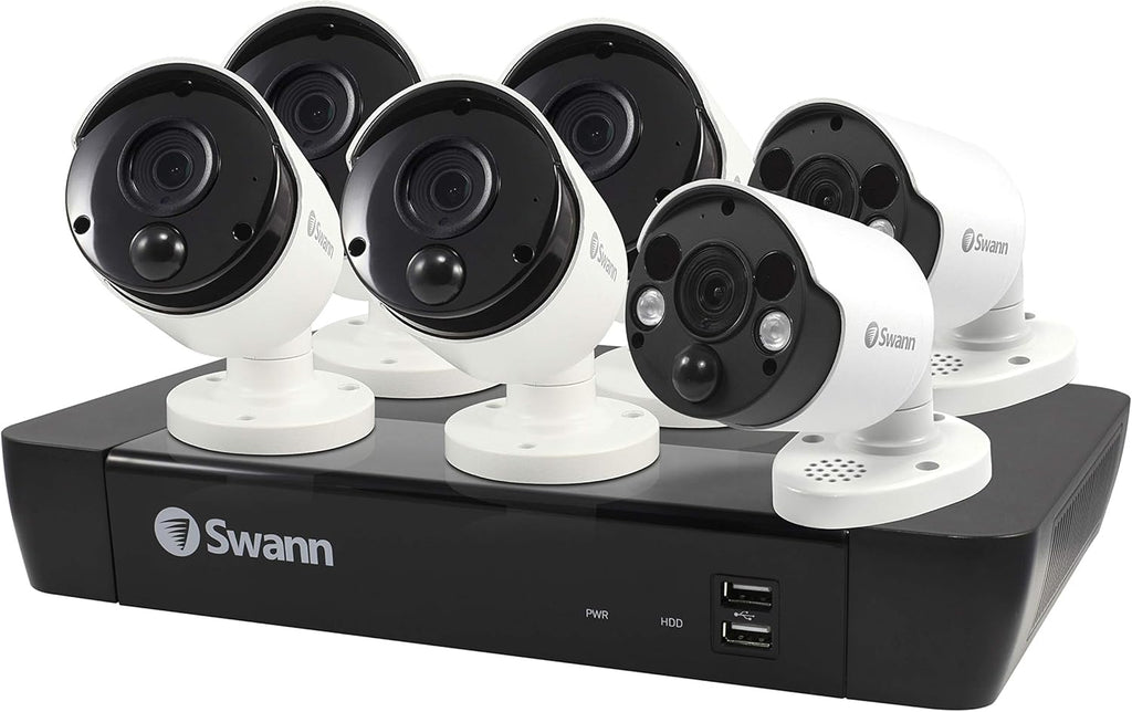 8 Camera 8 Channel 4K Ultra HD POE NVR Security Camera System R72174