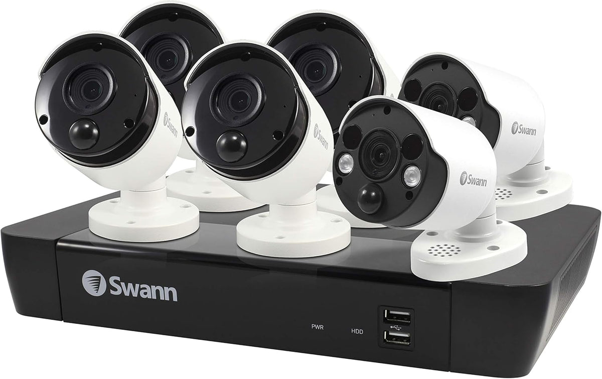 8 Camera 8 Channel 4K Ultra HD POE NVR Security Camera System R72174