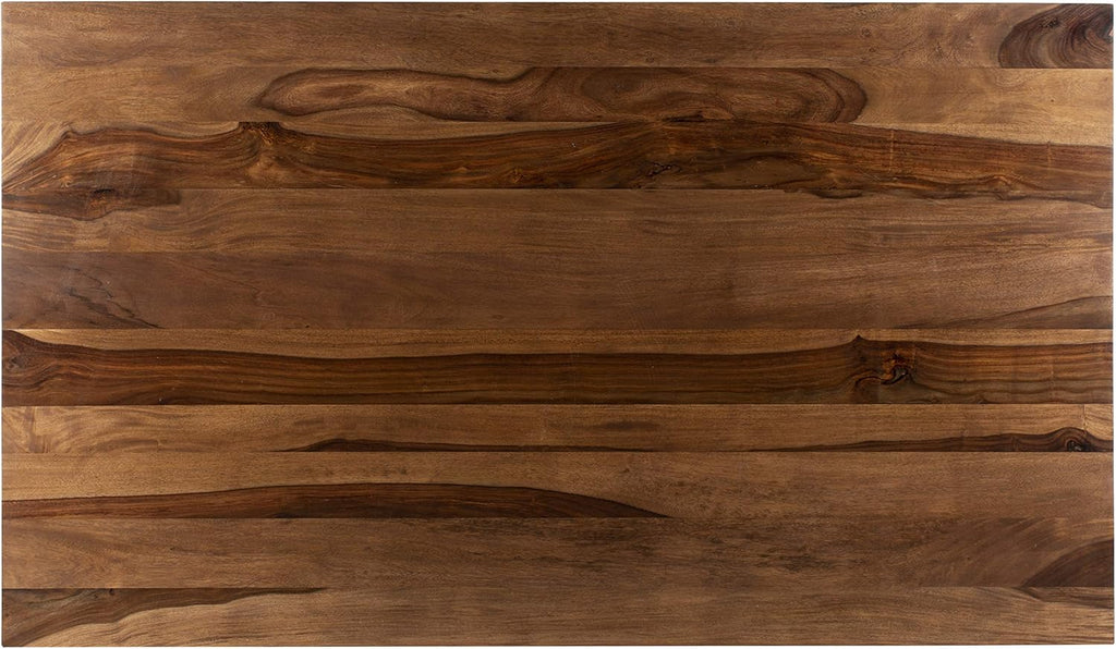 Walnut and Brass Dining Table U779