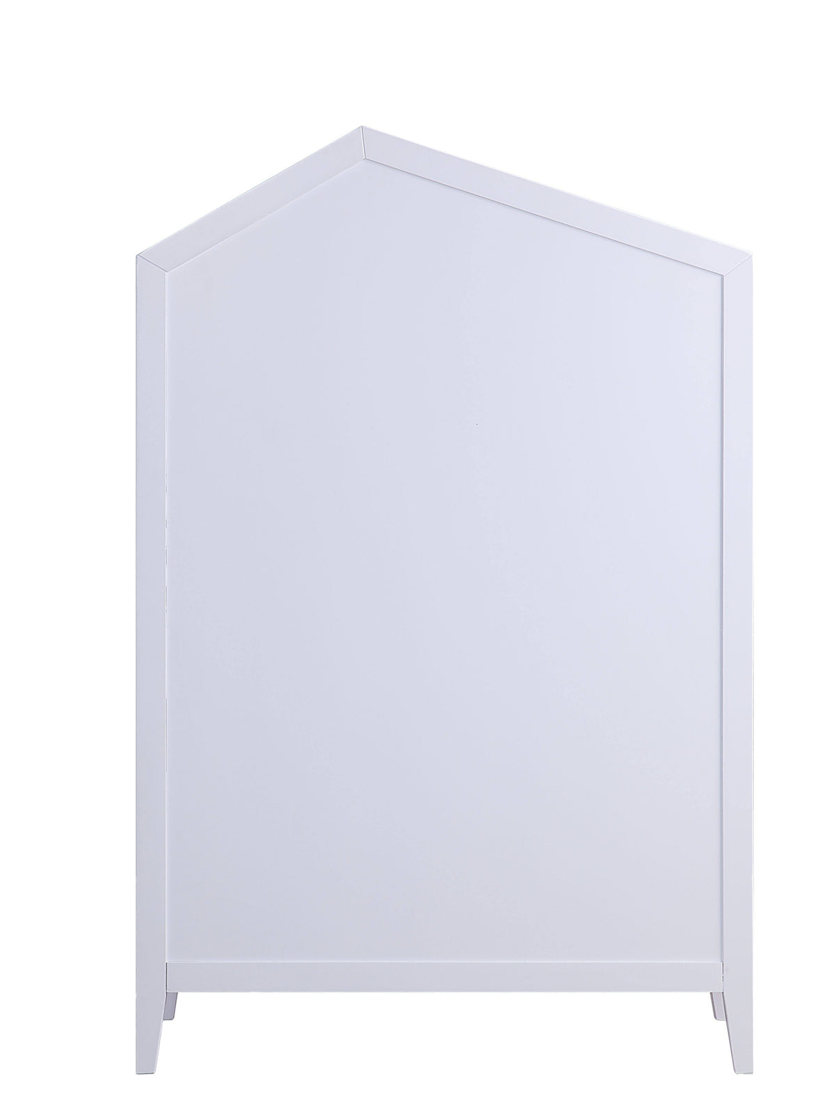White Pink Wood Bookcase H8590