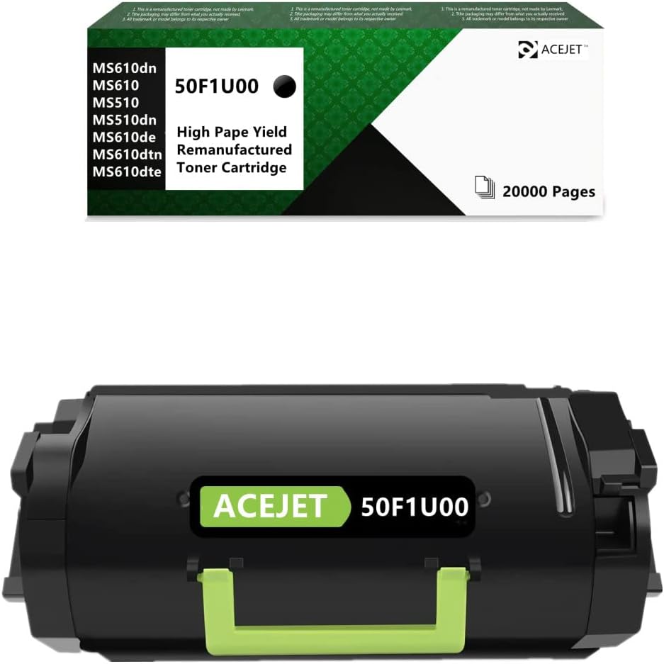 Black Remanufactured Toner Cartridge L351762