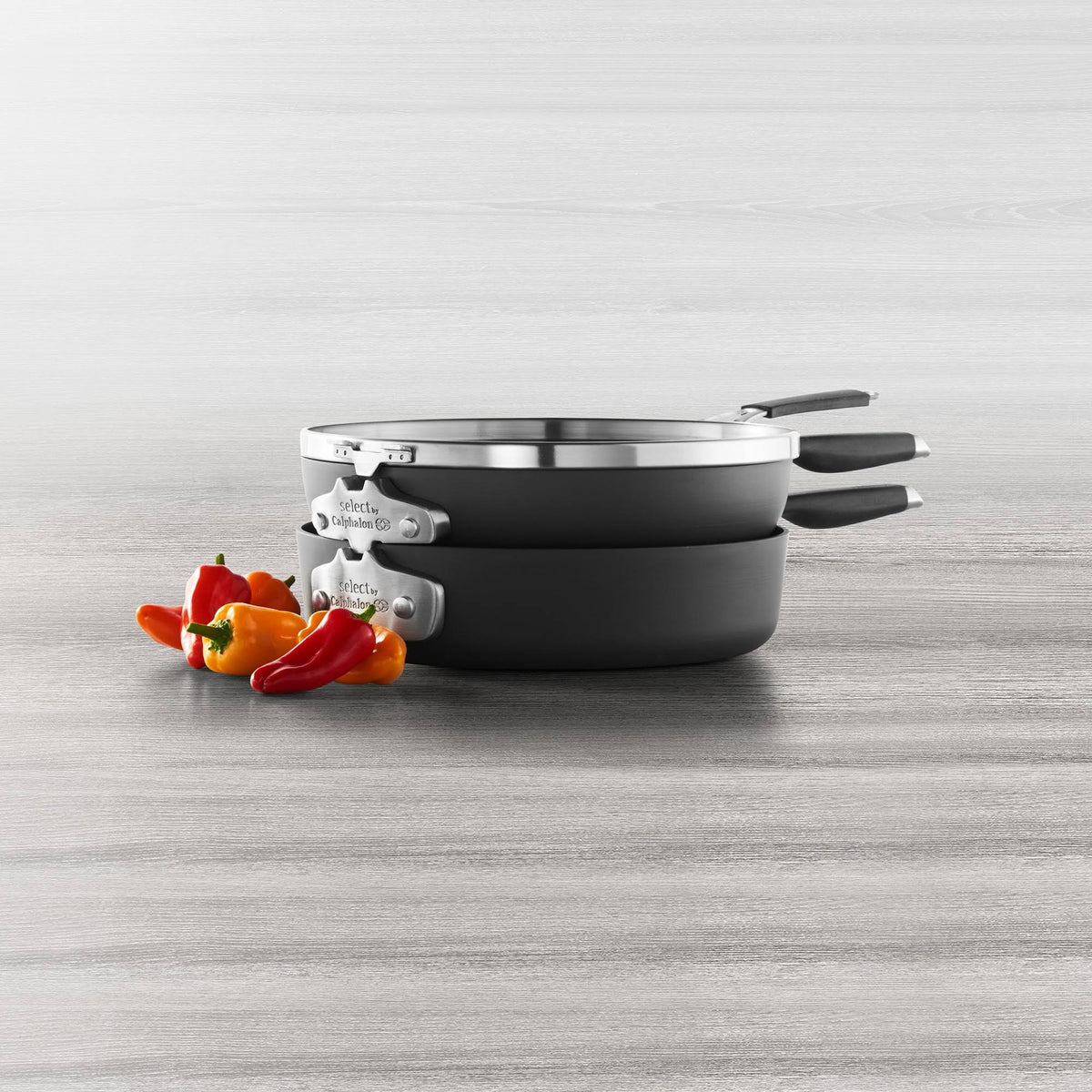 Hard Anodized 3 Piece Cookware Set L2356