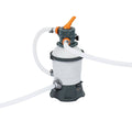 1000 GPH Silica & Sand Swimming Pool Filter Pump Gray D778