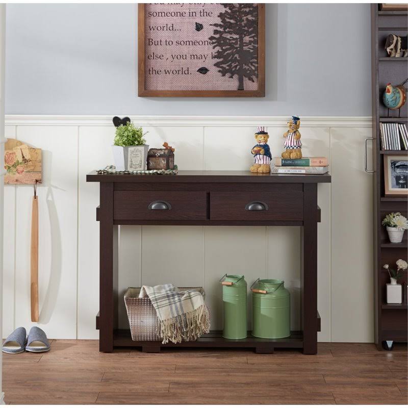 Walnut Console Table M456