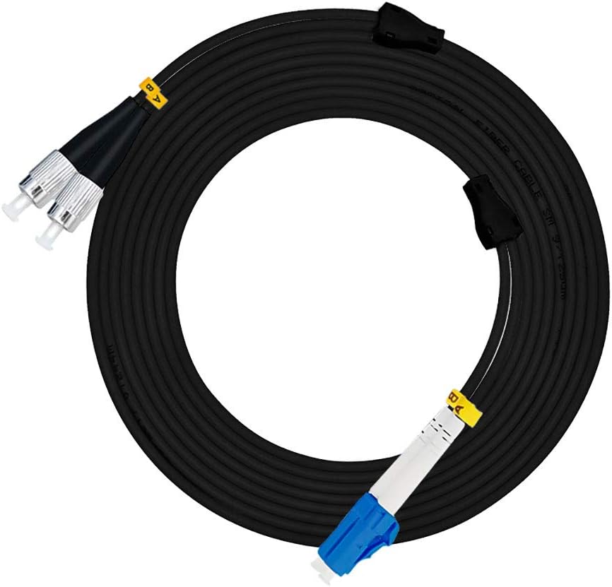 LC to LC Outdoor Armored Duplex 9/125 SM Fiber Optic Cable 300M X535