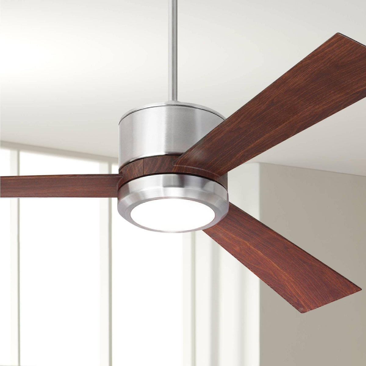 Brushed Steel Ceiling Fan E155202