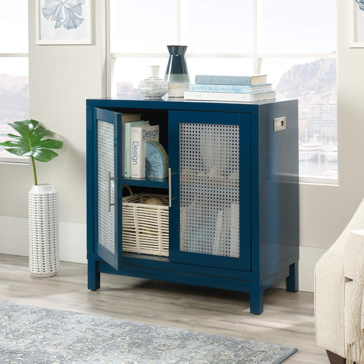 Navy Accent Storage Cabinet N7138