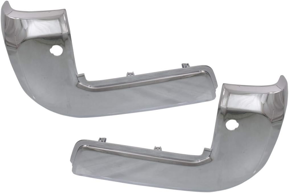 Toyota Tacoma Rear Chrome Plastic Bumper End Pair O268149
