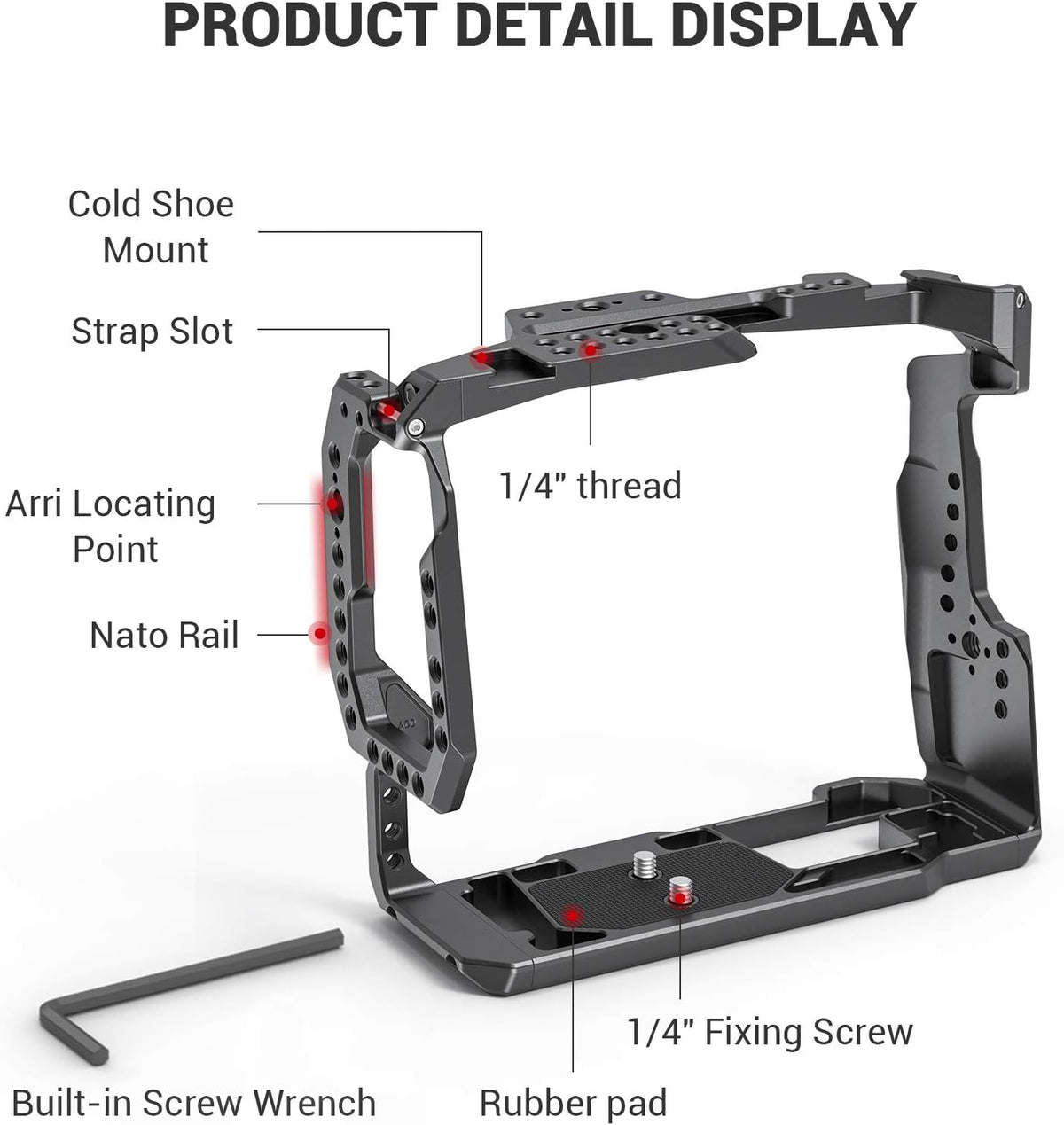 Camera Cage with Battery Grip B6735