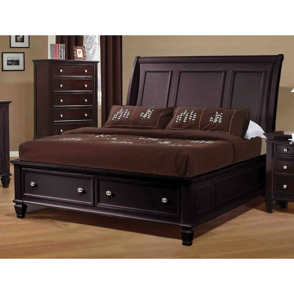 Cappuccino Queen Bed T768307