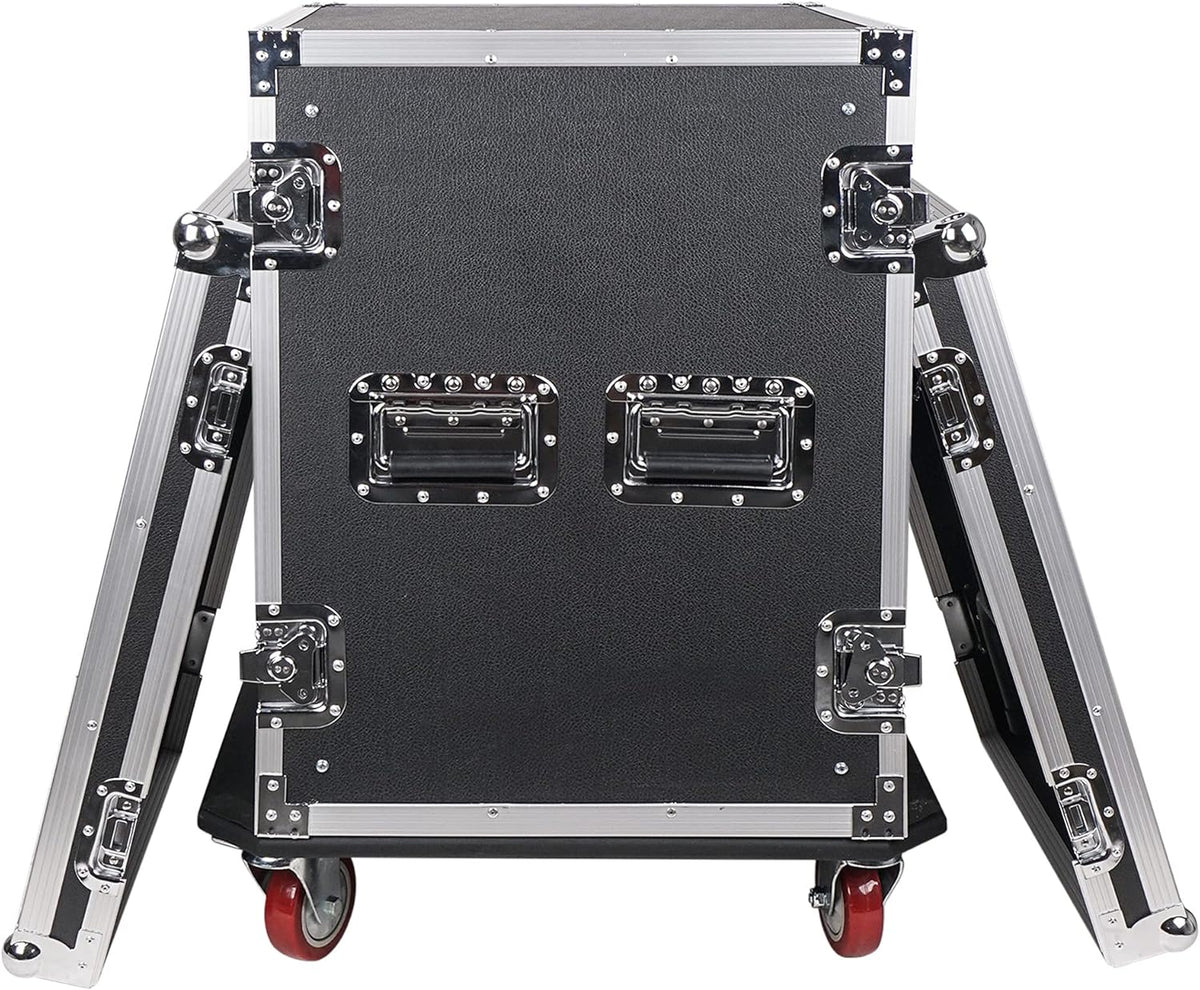 8U PA DJ Rack Road Case with Casters U956