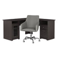Heather Gray L Shaped Desk & Chair Set E364