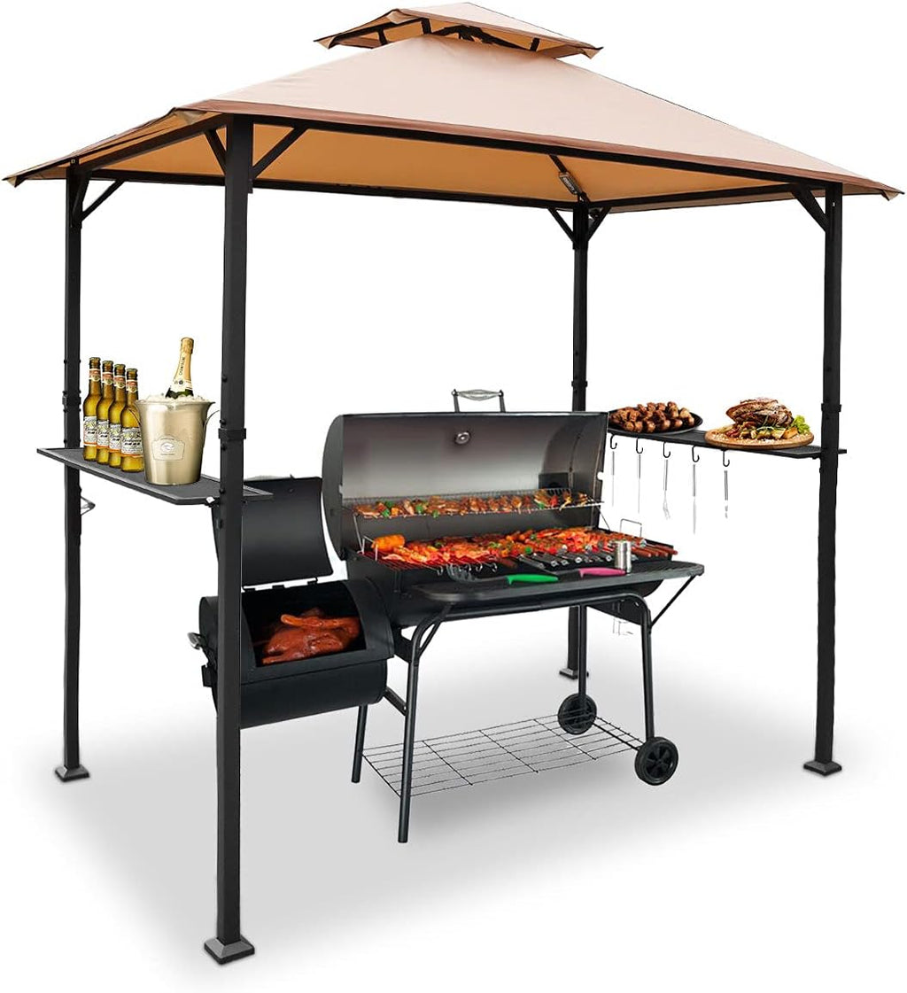 8'x5' Grill Gazebo BBQ Patio Shelter Canopy Y704