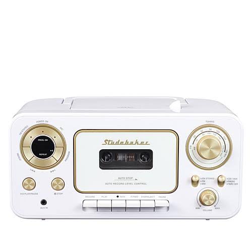 Portable Stereo CD Player with AM/FM Radio and Cassette Player/Recorder L219