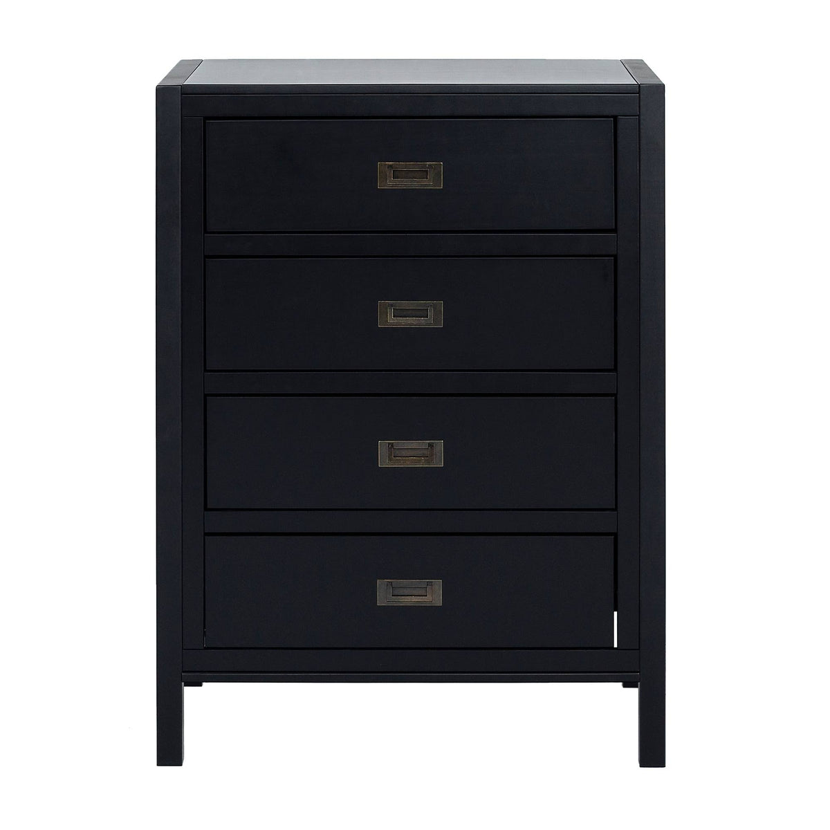 Black 4-Drawer Storage Chest E5595